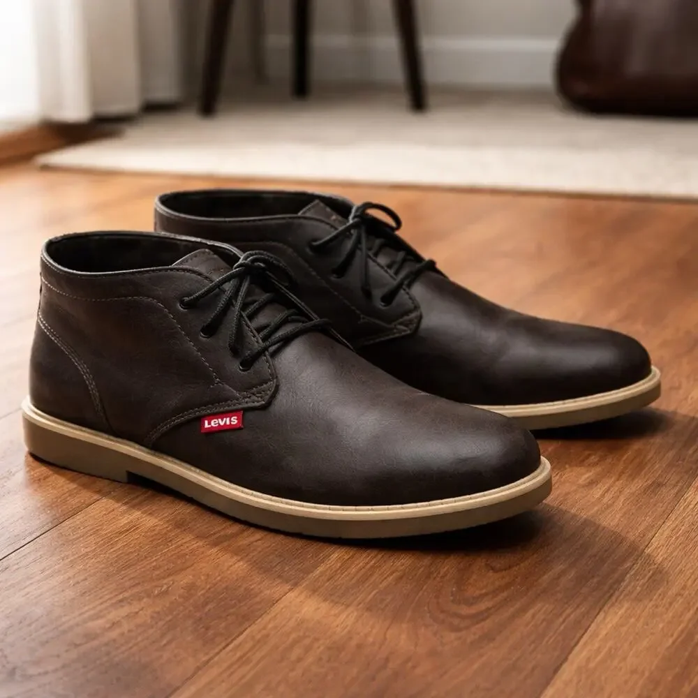 Levi’s Sonoma Wax Chukka Comfort Boot Brown Mens Size 9